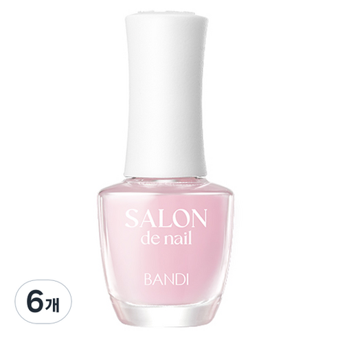 반디BANDI 살롱드 네일, 7ml, SH104 페어리크림시럽, 6개
