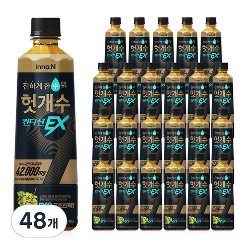 헛개수 이노엔 컨디션 헛개수EX, 500ml, 60개