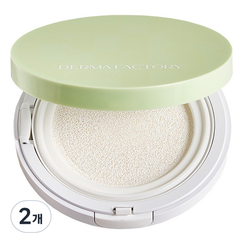 더마팩토리 무기자차 마일드 선쿠션 SPF50+ PA++++, 26g, 2개
