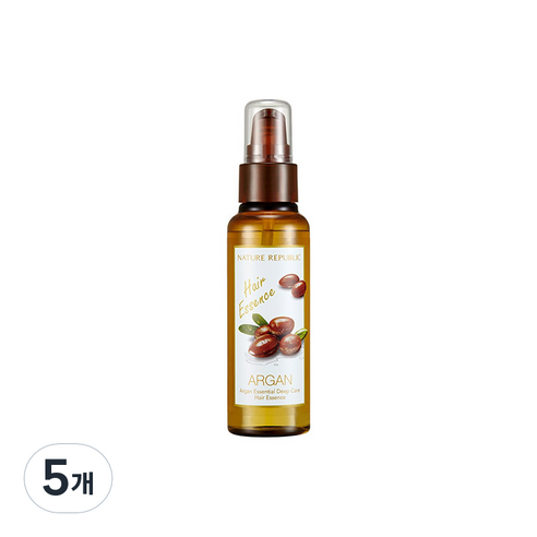 네이처리퍼블릭 아르간 에센셜 딥 케어 헤어 에센스, 80ml, 5개