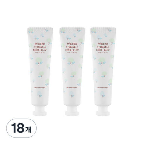 마로한 수국 핸드크림, 35ml, 18개