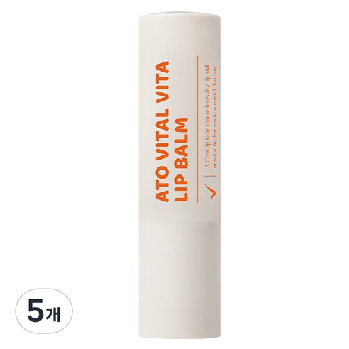 타가 아토 바이탈 비타 립밥 3.5g, 5개