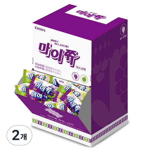 마이쮸 포도사과 데스크팩, 356g, 2개