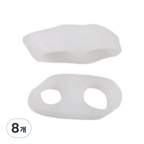 경이상점 새끼발가락 실리콘 발가락링 보호대, 8개