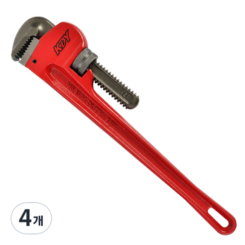 케이디와이 파이프 렌치 KPW-450, 4개