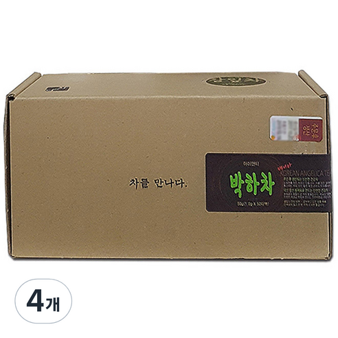 아이앤티 박하차, 1g, 50개입, 4개