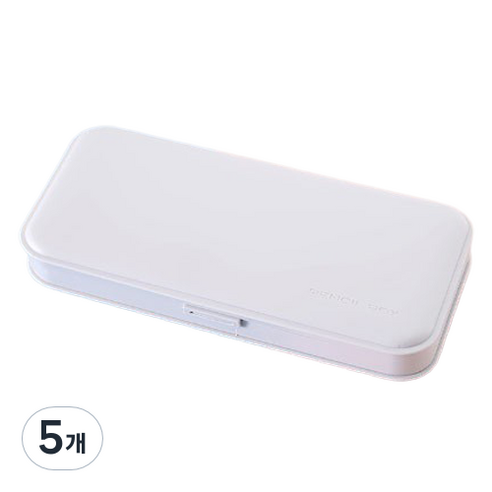 지아이니 감성 심플 연필 케이스, 그레이, 5개