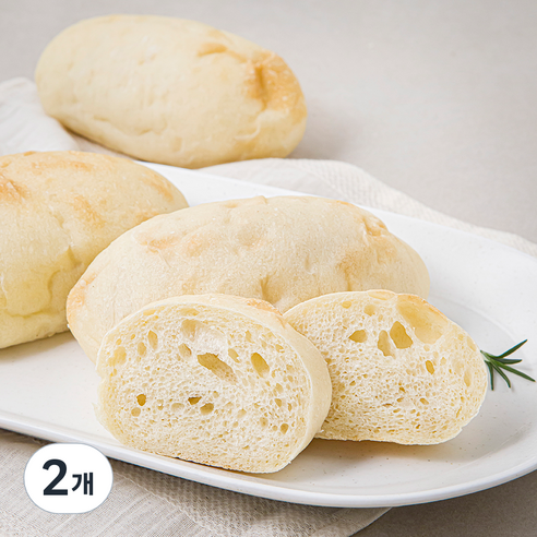 브로드카세 발효종 플레인 치아바타 3개입, 330g, 2개
