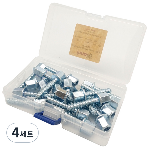 이노공구 콘크리트 앙카 암나사 40mm x 20p 케이스, 4세트