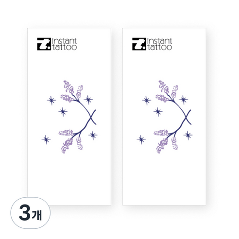 인스턴트 타투 2p, 바이올렛, 3개