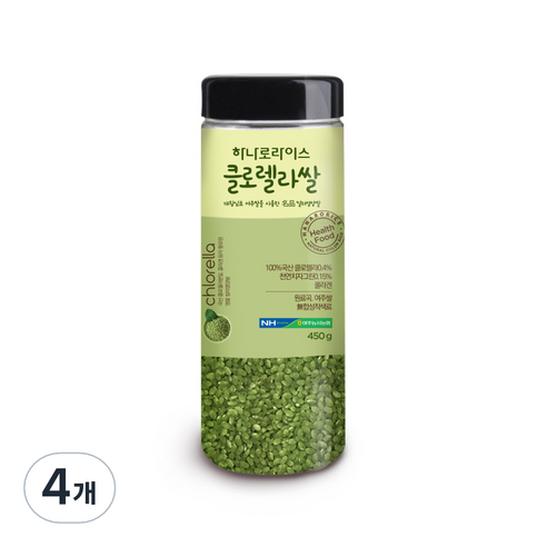 하나로라이스 클로렐라쌀, 4개, 450g