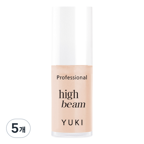 유키 프로페셔널 하이라이터 빔 5ml, 03 살구빛피치, 5개