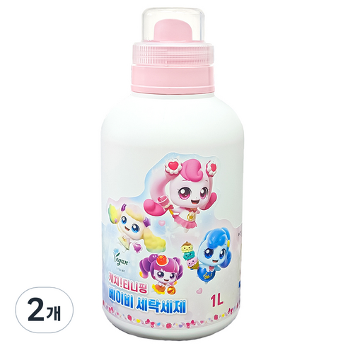 어린숨 캐치 티니핑 베이비 세탁세제, 1L, 2개