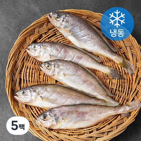 아라장 반건조 참조기 (냉동), 5팩, 350g(5마리)