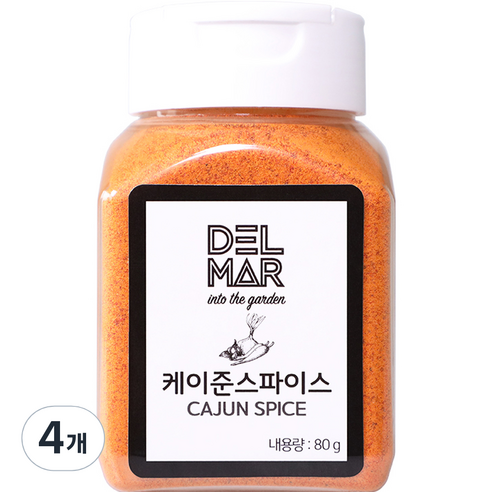 딜리셔스마켓 케이준 스파이스, 80g, 4개