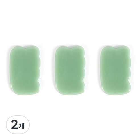 블럭마트 인도비취 괄사 3p, TYPE4, 2개