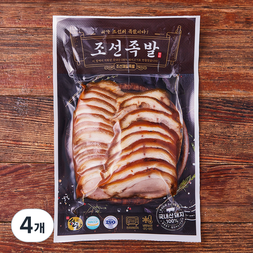 한돈 조선족발, 250g, 4개