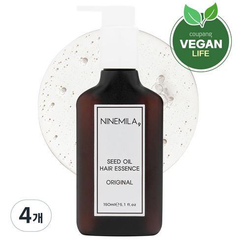 나인밀라 시드 오일 헤어 에센스, 150ml, 4개