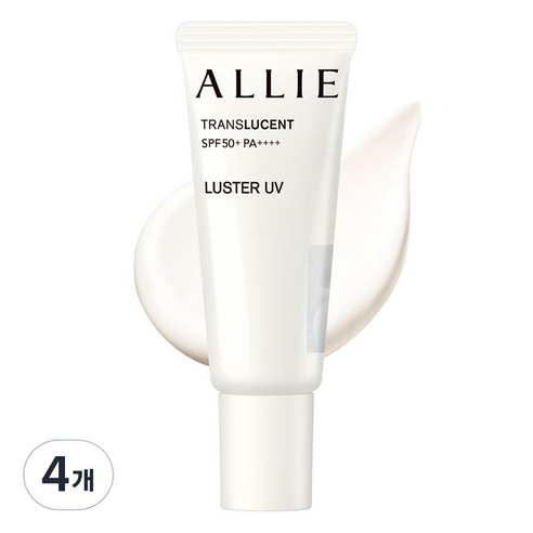 ALLIE 크로노 뷰티 컬러 온 UV SPF50+ PA++++, 러스터, 15g, 4개