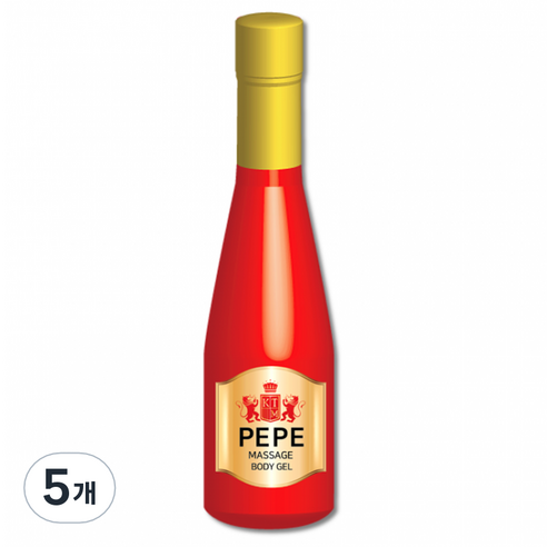 페페 레드 루비 마사지젤, 5개, 270ml