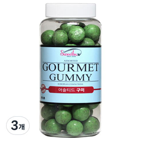 스위트박스 민트 앤 초코칩 말트볼 초콜릿, 400g, 3개
