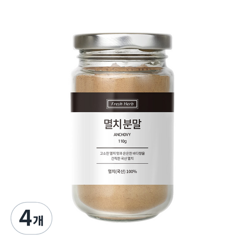 신선약초 멸치분말, 110g, 4개