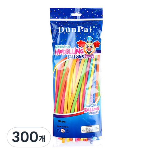 둔파이 막대 요술풍선 260S, 일반혼합, 300개