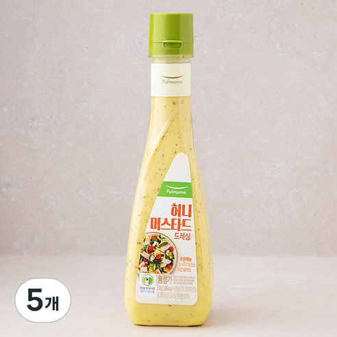 풀무원 허니 머스타드 드레싱, 510g, 5개