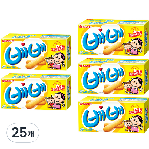 오리온 돌아온 배배, 80g, 25개