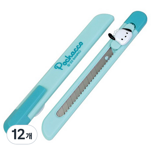 바이하츠 포켓 커터칼 소 P-PCCT, 포차코, 12개