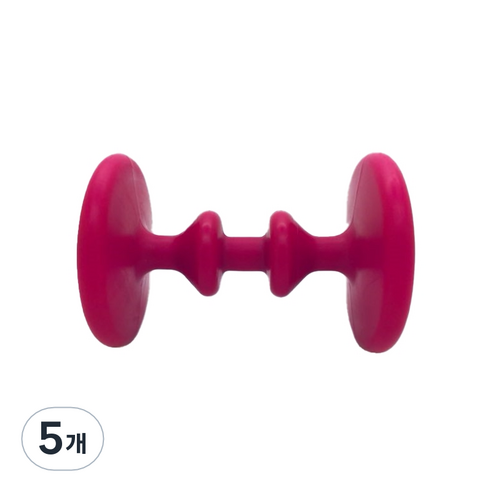 오손 원형 발 마사지 롤러, 5개, 자주
