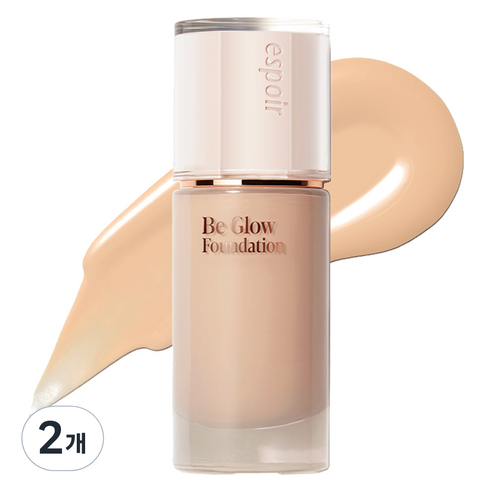 에스쁘아 비글로우 파운데이션 SPF27 PA++ 30g, 23C 쿨베이지, 2개