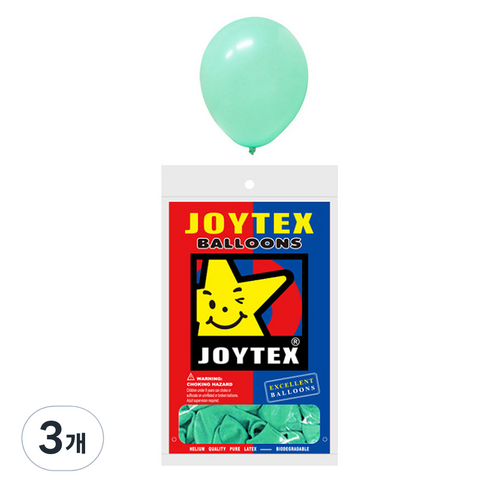파티쇼 마카롱풍선 30cm 100p, 그린, 3개