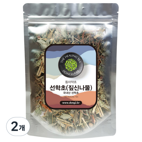 동이약초 국내산 선학초 짚신나물, 250g, 2개