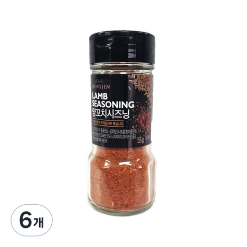성진 양꼬치 시즈닝, 55g, 6개