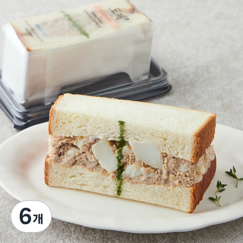 도제식빵 감자 참치 산도, 170g, 6개