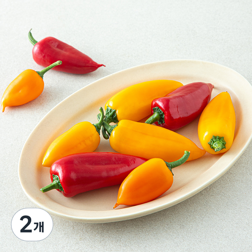 GAP 씨없는 안젤로 파프리카, 250g, 2개, 1개입