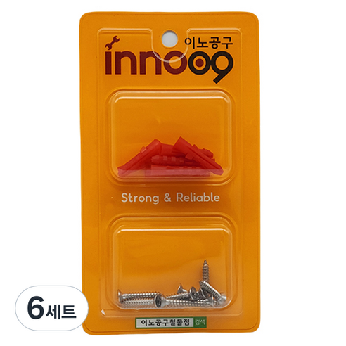 이노공구 범용 스텐 나사 칼블럭 2종 x 10p 세트 NIT107, 6세트