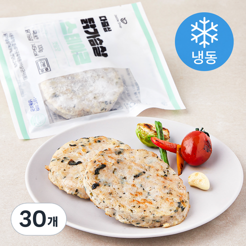 다즐샵 닭가슴살 스테이크 깻잎맛 (냉동), 100g, 30개