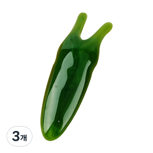 제이알유 달팽이 괄사 마사지 도구, 그린, 3개