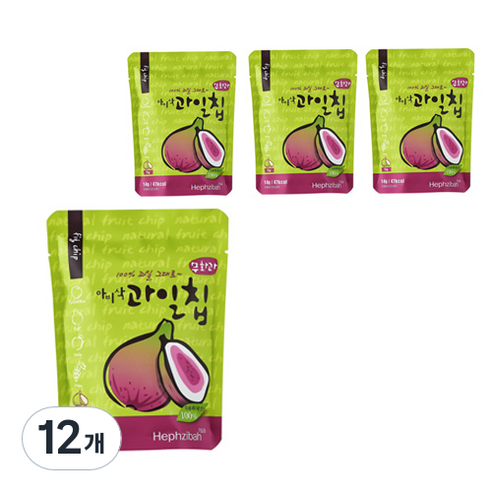 아비삭 과일칩, 14g(1개), 12개
