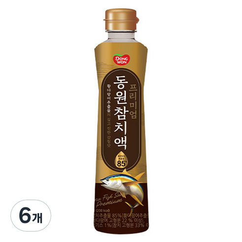 동원 프리미엄 참치액, 500g, 6개