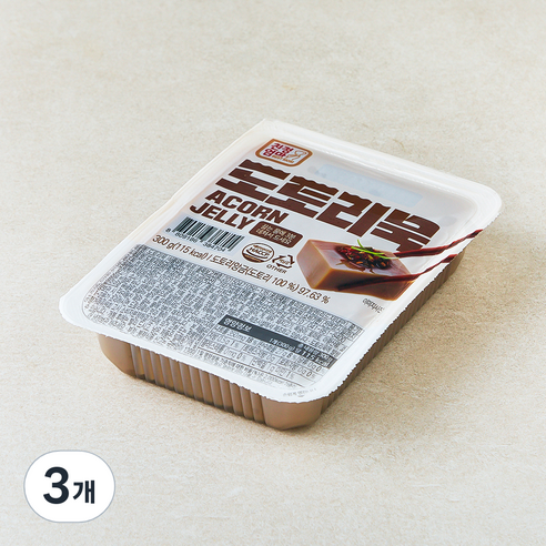 친정엄마 도토리묵, 300g, 3개, 1개입
