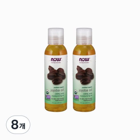 나우솔루션즈 퓨어 호호바 오일, 118ml, 8개