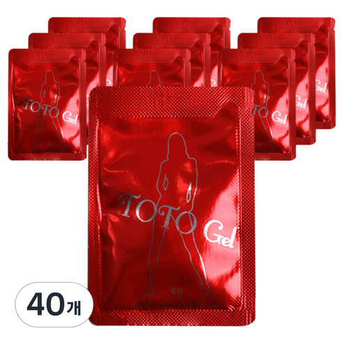 에이스제약 토토 마사지 팩젤 휴대용, 4ml, 40개
