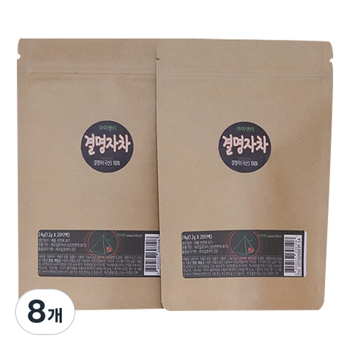 아이앤티 결명자차 삼각티백, 1.2g, 20개입, 8개