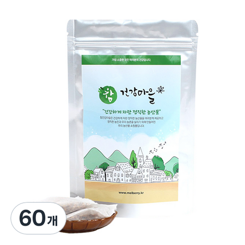 참건강마을 도라지생강차 주전자티백, 3g, 15개입, 60개, 3g