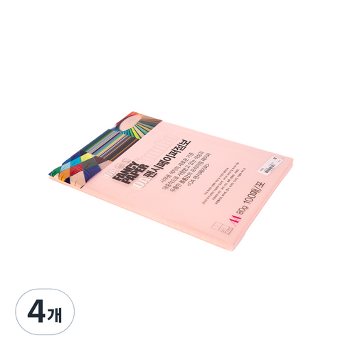 두성 OA팬시페이퍼점보 80g, 연분홍색, 400개