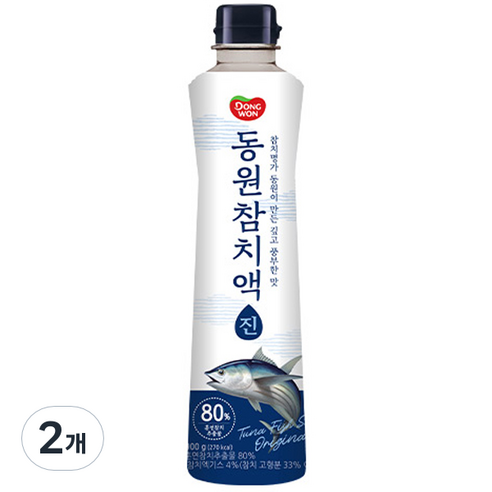 동원 동원참치액 진, 900g, 2개