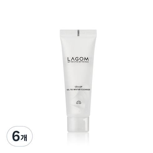 라곰 셀럽 젤 투 워터 클렌저 미니, 30ml, 6개